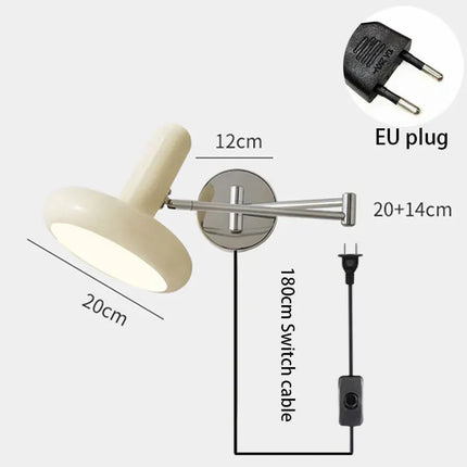 ChandelierDecor - Swing Arm Elbow Rocker Wall Lamp