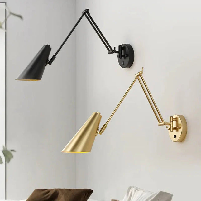 ChandelierDecor - Swing Long Arm Internal Touch Sensor Wall Lamp