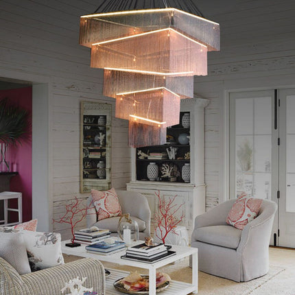 ChandelierDecor - Tassel Chain Chandelier: Transform Any Space