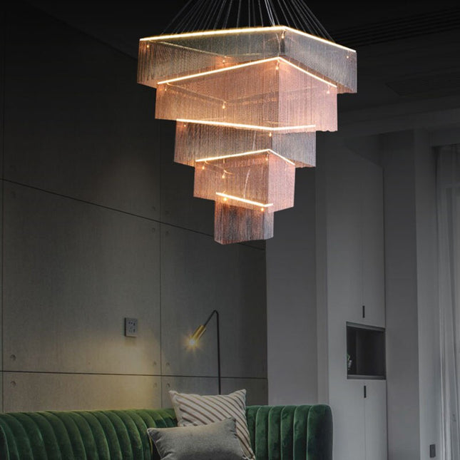 ChandelierDecor - Tassel Chain Chandelier: Transform Any Space