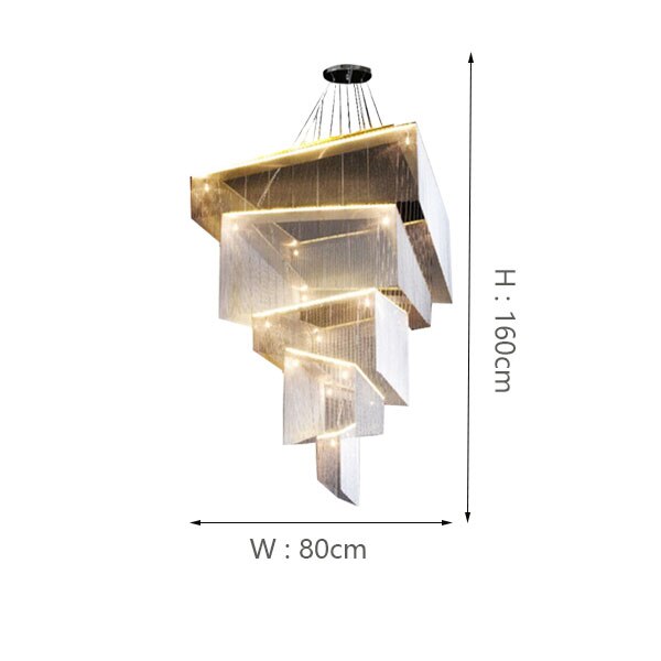 ChandelierDecor - Tassel Chain Chandelier: Transform Any Space
