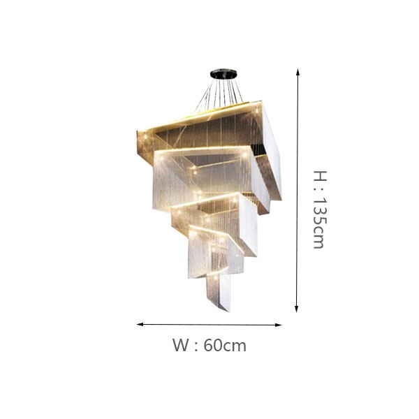 ChandelierDecor - Tassel Chain Chandelier: Transform Any Space