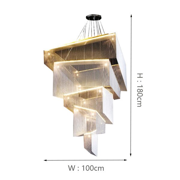 ChandelierDecor - Tassel Chain Chandelier: Transform Any Space