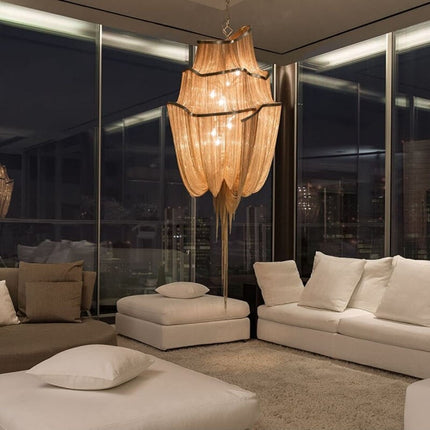 ChandelierDecor - Tassels Chandelier: Decorative Lighting | Tassels & Fringe