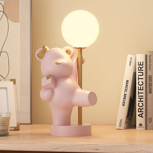 ChandelierDecor - Teddy Bear Desk Table Lamp - Cottage Style Lighting