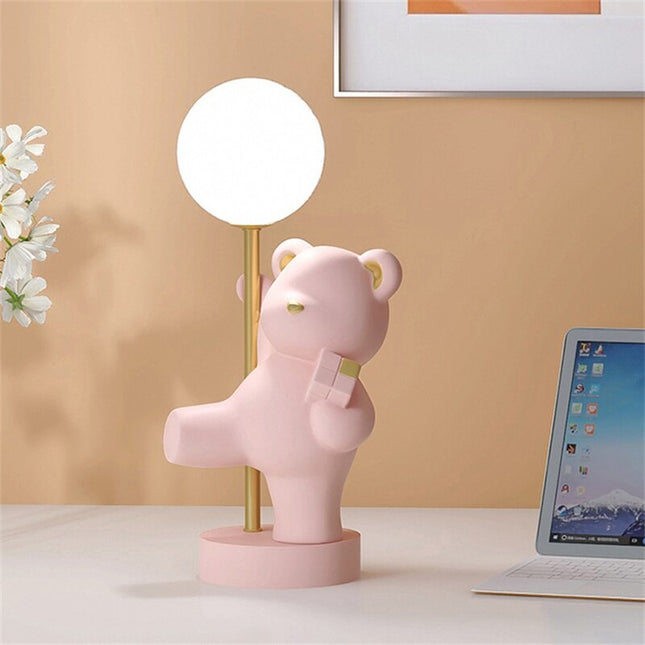 ChandelierDecor - Teddy Bear Desk Table Lamp - Cottage Style Lighting