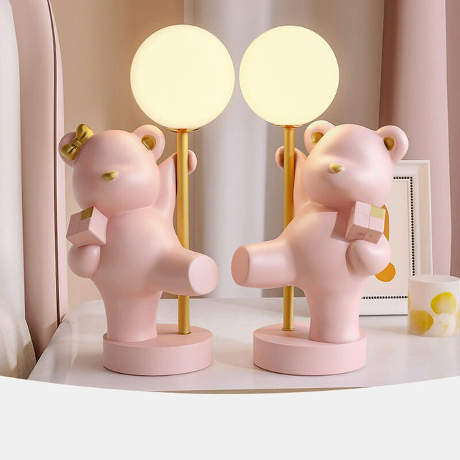 ChandelierDecor - Teddy Bear Desk Table Lamp - Cottage Style Lighting