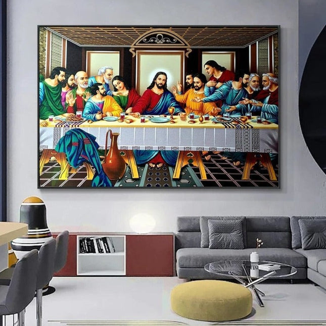 ChandelierDecor - The Last Supper By Da Vinci Canvas Wall Art