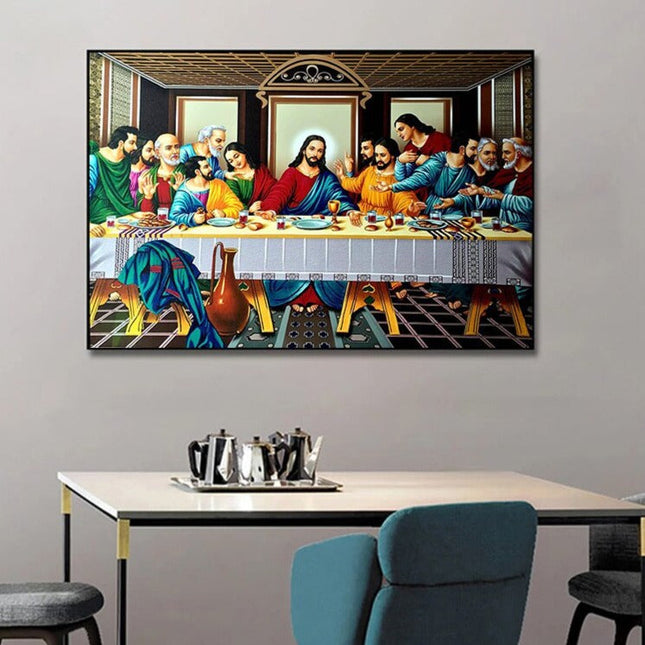 ChandelierDecor - The Last Supper By Da Vinci Canvas Wall Art