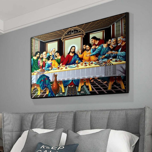 ChandelierDecor - The Last Supper By Da Vinci Canvas Wall Art