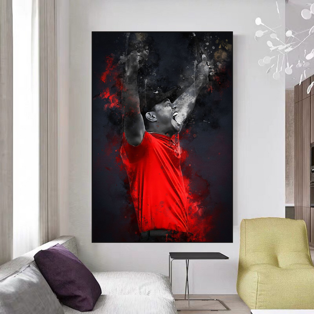 ChandelierDecor - Tiger woods Golf Champion Canvas Wall Art