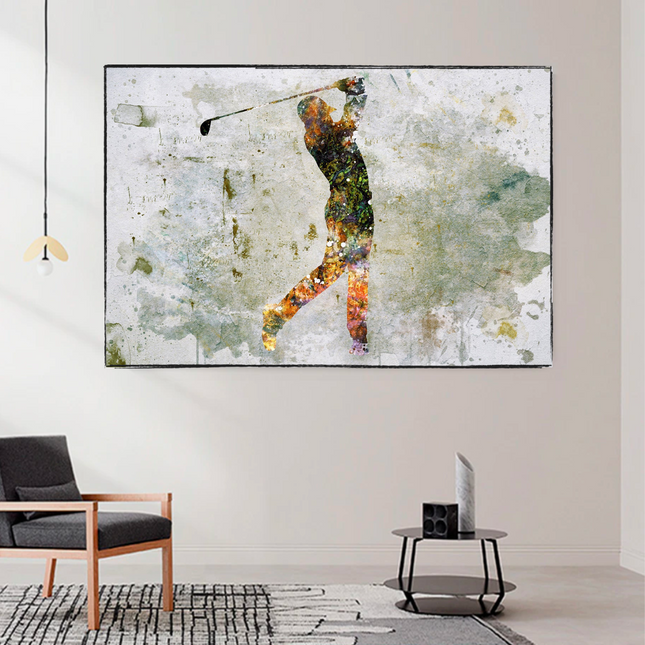ChandelierDecor - Tiger woods Golf Champion Canvas Wall Art