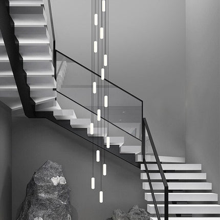 ChandelierDecor - Tubes: Staircase Chandelier - Exquisite Lighting Solution