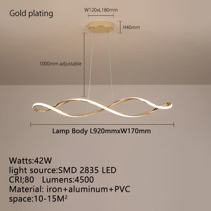 ChandelierDecor - Twirl Chandelier - Unmatched Elegance for Kitchen Island