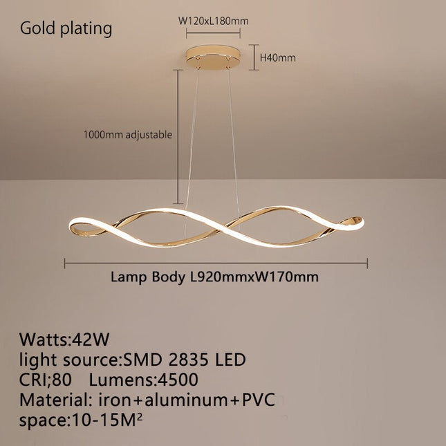 ChandelierDecor - Twirl Chandelier - Unmatched Elegance for Kitchen Island
