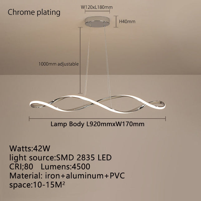 ChandelierDecor - Twirl Chandelier - Unmatched Elegance for Kitchen Island