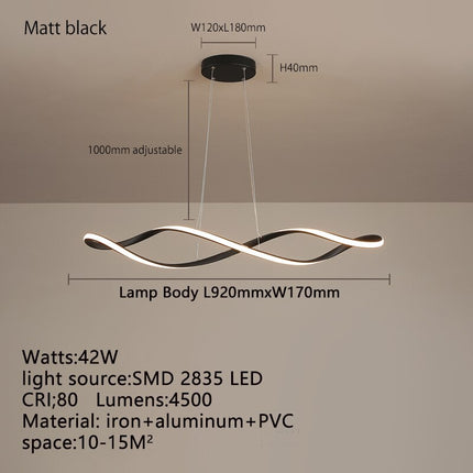 ChandelierDecor - Twirl Chandelier - Unmatched Elegance for Kitchen Island
