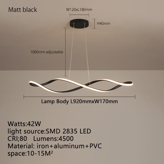 ChandelierDecor - Twirl Chandelier - Unmatched Elegance for Kitchen Island