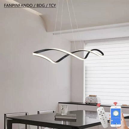 ChandelierDecor - Twirl Chandelier - Unmatched Elegance for Kitchen Island
