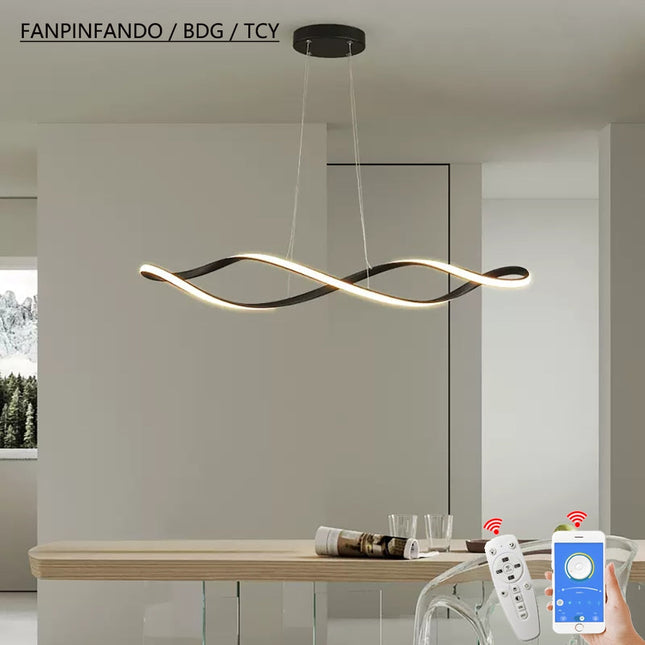 ChandelierDecor - Twirl Chandelier - Unmatched Elegance for Kitchen Island