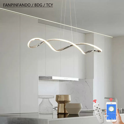 ChandelierDecor - Twirl Chandelier - Unmatched Elegance for Kitchen Island