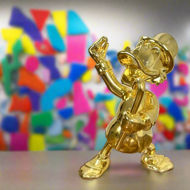 ChandelierDecor - Uncle Scrooge McDuck Gold Millionaire Electroplated Statue Ornament