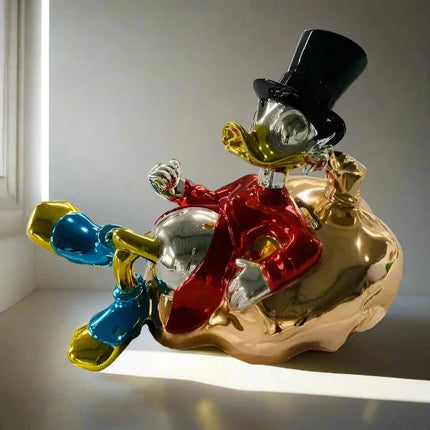 ChandelierDecor - Uncle Scrooge McDuck Millionaire Statue Ornament