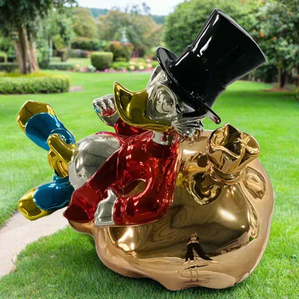 ChandelierDecor - Uncle Scrooge McDuck Millionaire Statue Ornament