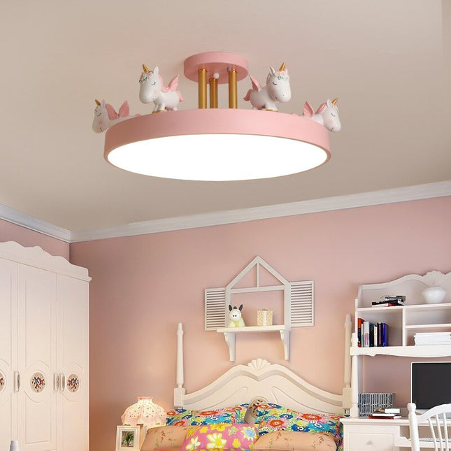 ChandelierDecor - UnicornLED Ceiling Lights Lanterns for Kids Room