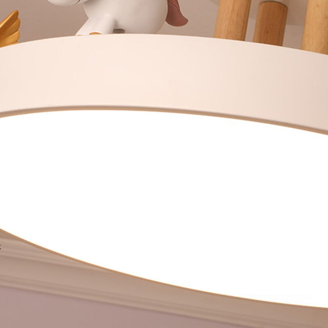 ChandelierDecor - UnicornLED Ceiling Lights Lanterns for Kids Room