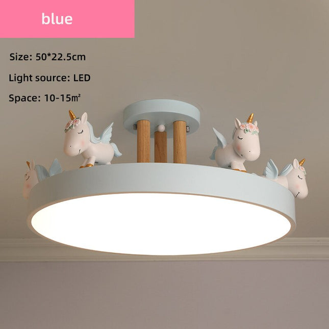 ChandelierDecor - UnicornLED Ceiling Lights Lanterns for Kids Room