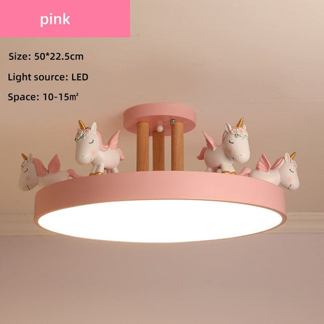 ChandelierDecor - UnicornLED Ceiling Lights Lanterns for Kids Room