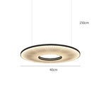 Suspension ronde - Horizontale 40cm / Lumière naturelle