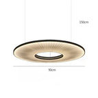Suspension ronde - Horizontale 80cm / Lumière naturelle