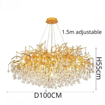 ChandelierDecor - Artpad Rectangular Crystal Chandelier