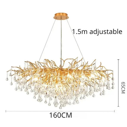 ChandelierDecor - Artpad Rectangular Crystal Chandelier