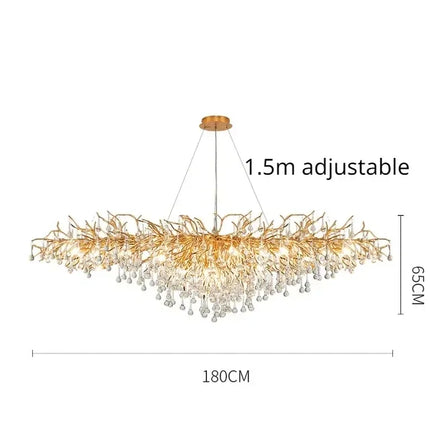 ChandelierDecor - Artpad Rectangular Crystal Chandelier
