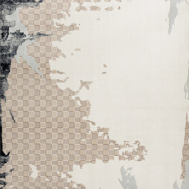 ChandelierDecor - Abstract Textures High Pile Tufted Rugs for Living Room