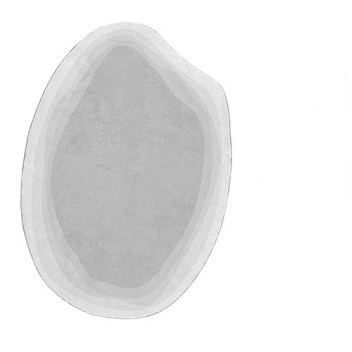ChandelierDecor - Italian Designer Oval Linear Rug: A Statement of Luxury and Style