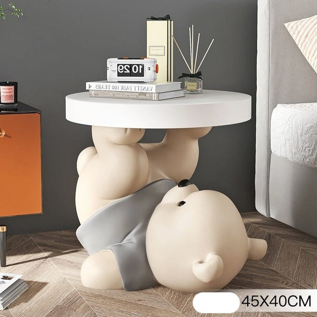 ChandelierDecor - Vigorous Bear Statue Side Table Ornament