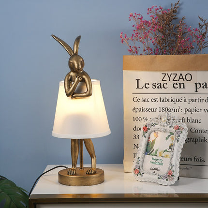 ChandelierDecor - Vintage Bathing Rabbit Table Lamp