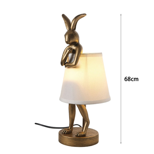 ChandelierDecor - Vintage Bathing Rabbit Table Lamp