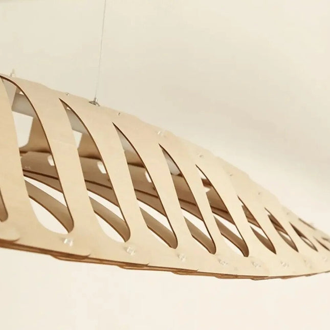 ChandelierDecor - Wabi Sabi Wood Art Fish Bone Pendant Chandelier