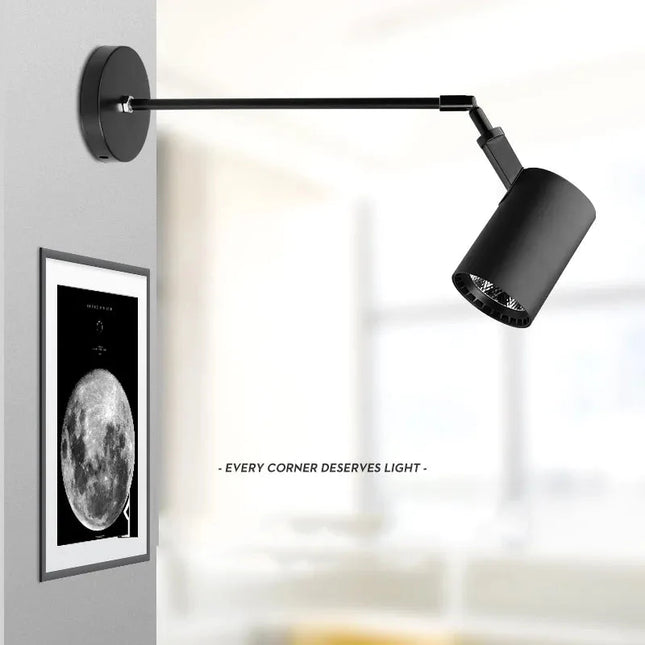 ChandelierDecor - Wall Art LED Long Arm Extendable Telescopic Wall Light