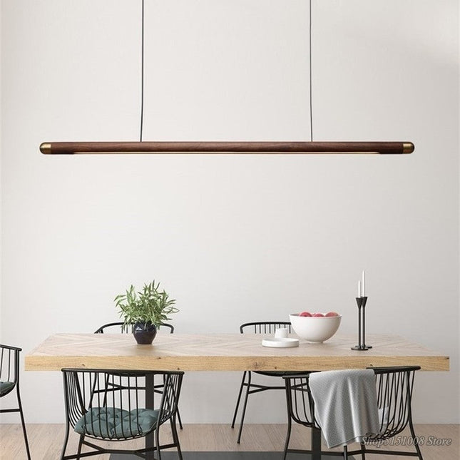 ChandelierDecor - Walnut Hanging Light: Unique and Stylish Lighting Solution