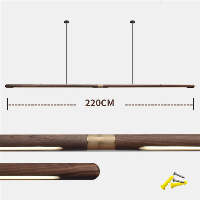 ChandelierDecor - Walnut Hanging Light: Unique and Stylish Lighting Solution