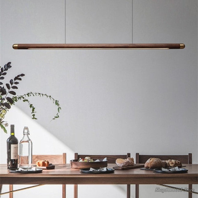 ChandelierDecor - Walnut Hanging Light: Unique and Stylish Lighting Solution