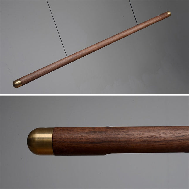 ChandelierDecor - Walnut Hanging Light: Unique and Stylish Lighting Solution