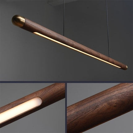 ChandelierDecor - Walnut Hanging Light: Unique and Stylish Lighting Solution