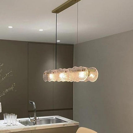 ChandelierDecor - Water Ripple Glass Art Chandelier: Exquisite and Unique